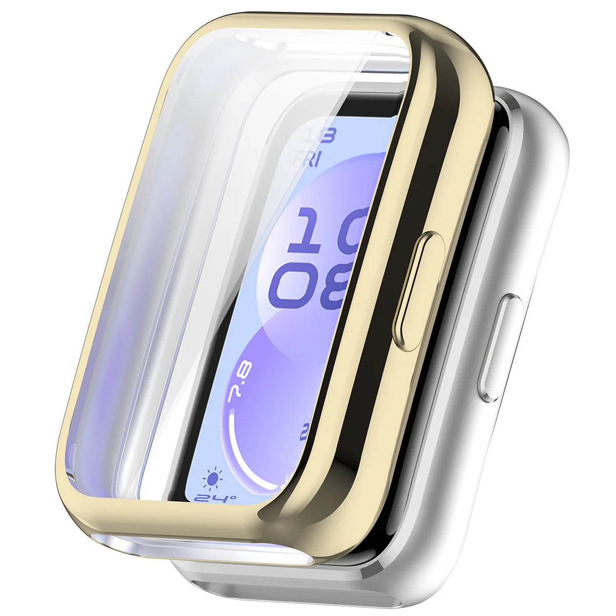 Schutzhülle für Huawei Band 11, Bizon Case Watch Felipe, Golden