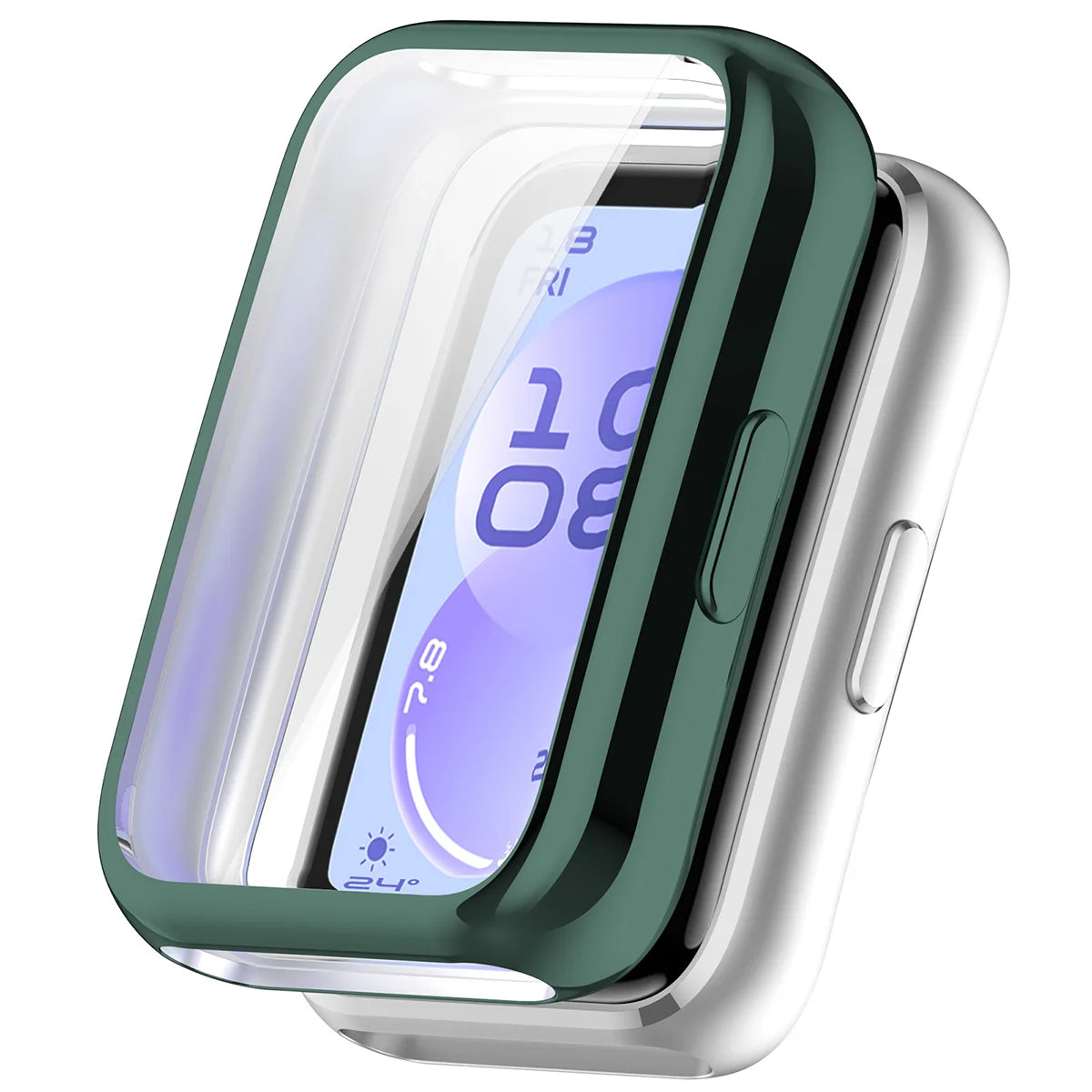 Schutzhülle für Huawei Band 11, Bizon Case Watch Felipe, Grün