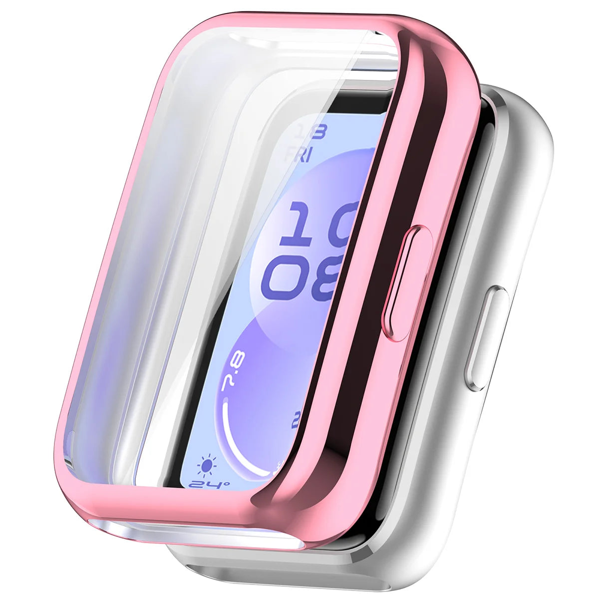 Schutzhülle für Huawei Band 11, Bizon Case Watch Felipe, Rosa