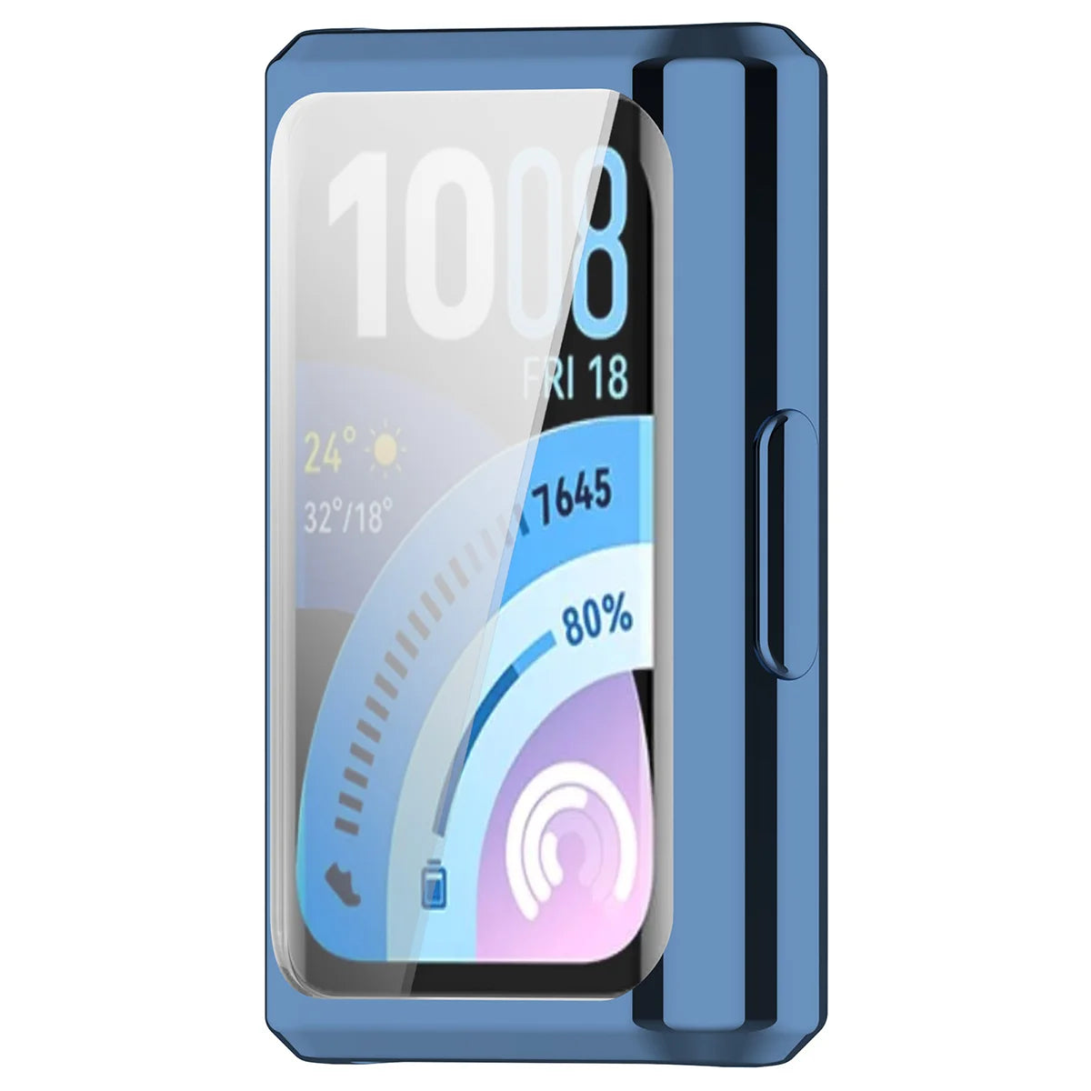 Schutzhülle für Huawei Band 11 Pro, Bizon Case Watch Felipe, Blau