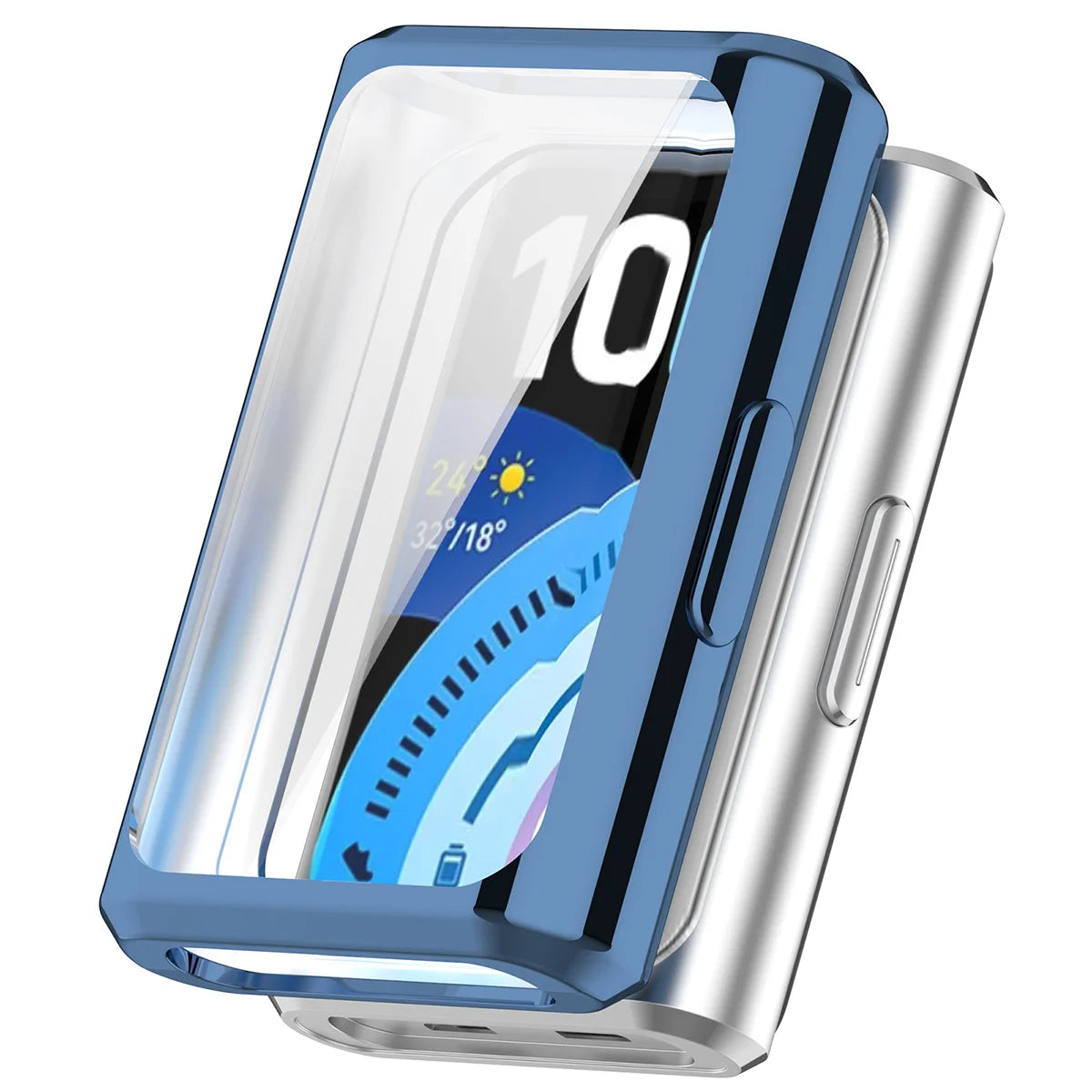 Schutzhülle für Huawei Band 11 Pro, Bizon Case Watch Felipe, Blau