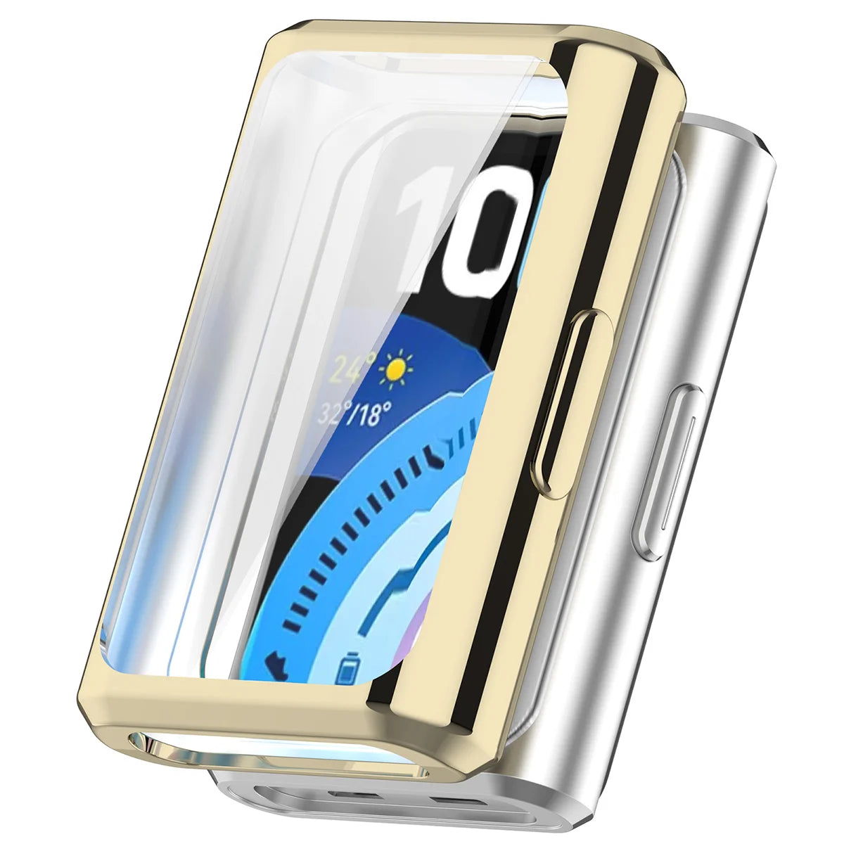 Schutzhülle für Huawei Band 11 Pro, Bizon Case Watch Felipe, Golden