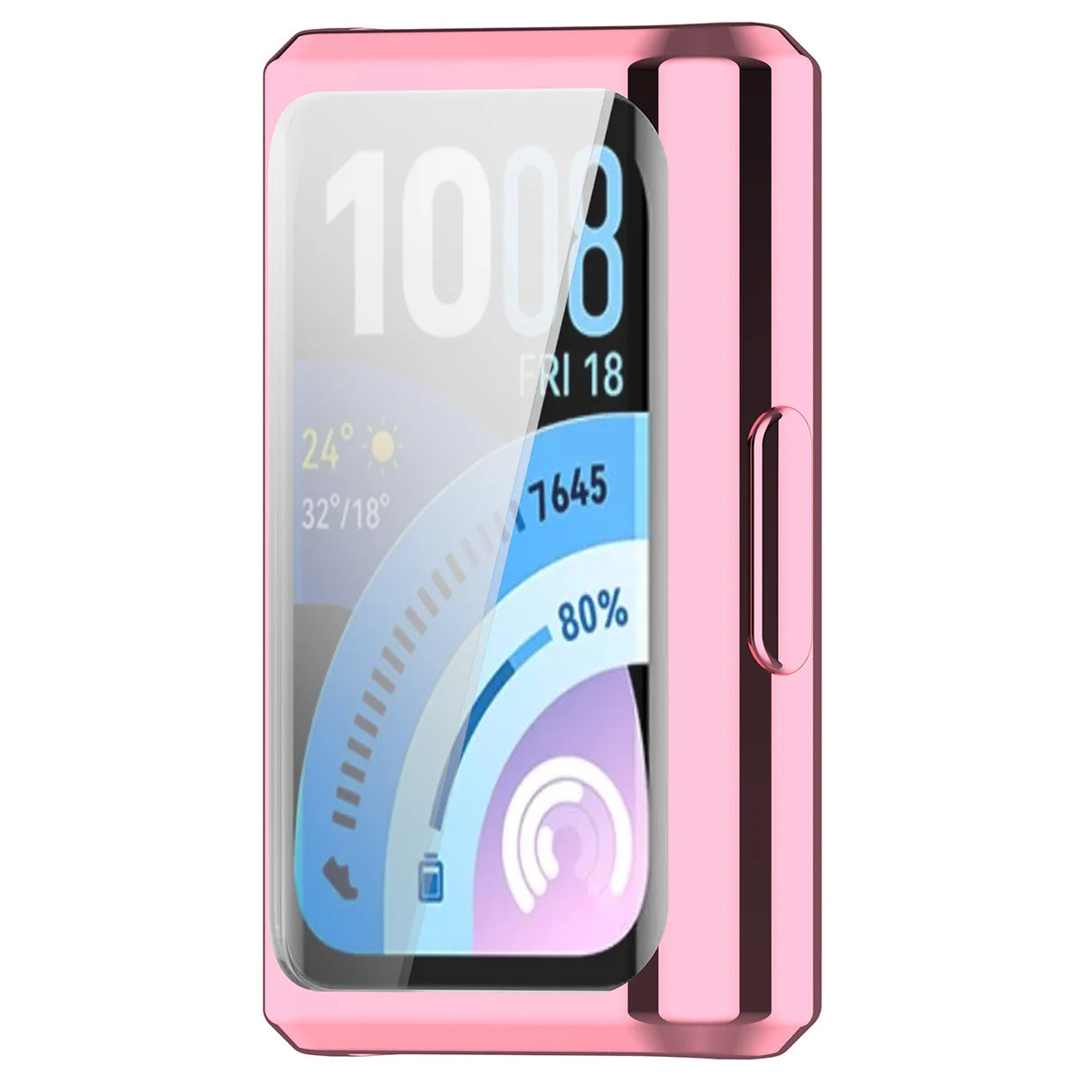 Schutzhülle für Huawei Band 11 Pro, Bizon Case Watch Felipe, Rosa