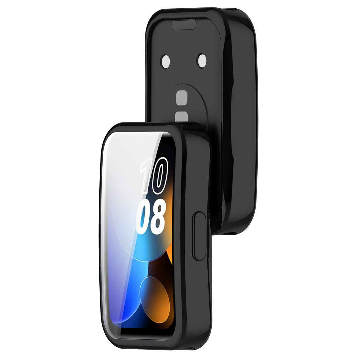 Schutzhülle für Huawei Band 9 / Band 8, Bizon Case Watch Felipe, Schwarz