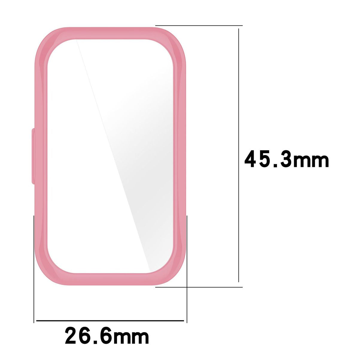 Schutzhülle für Huawei Band 9 / Band 8, Bizon Case Watch Felipe, Rosa