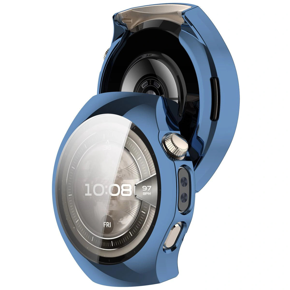 Schutzhülle für Huawei Watch 5 42mm, Bizon Case Watch Felipe, Blau