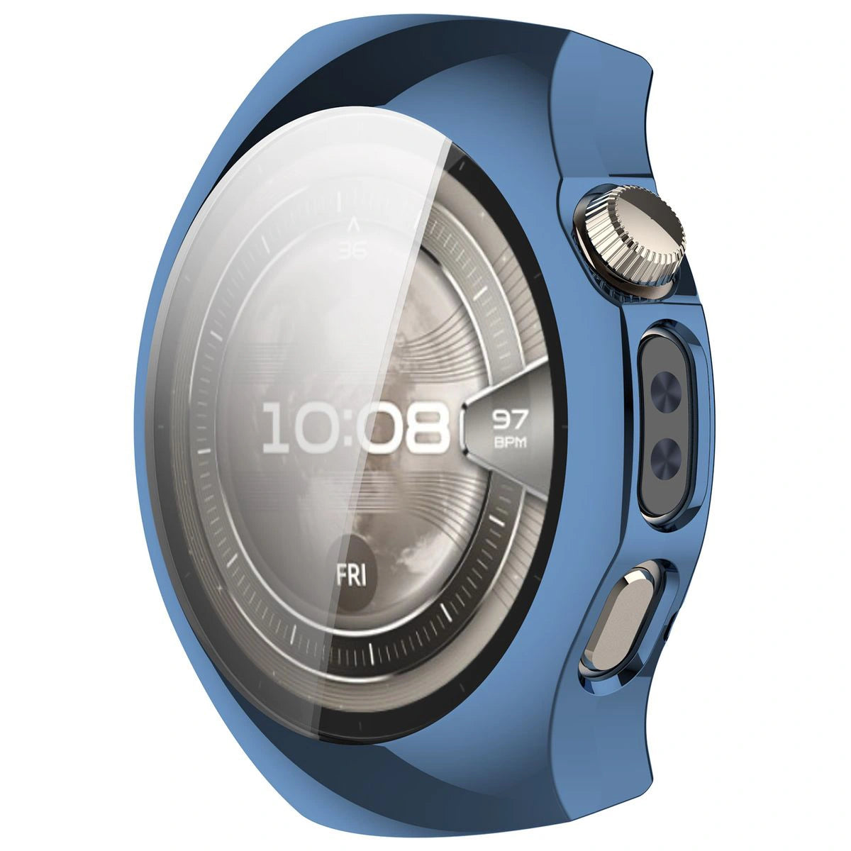 Schutzhülle für Huawei Watch 5 42mm, Bizon Case Watch Felipe, Blau