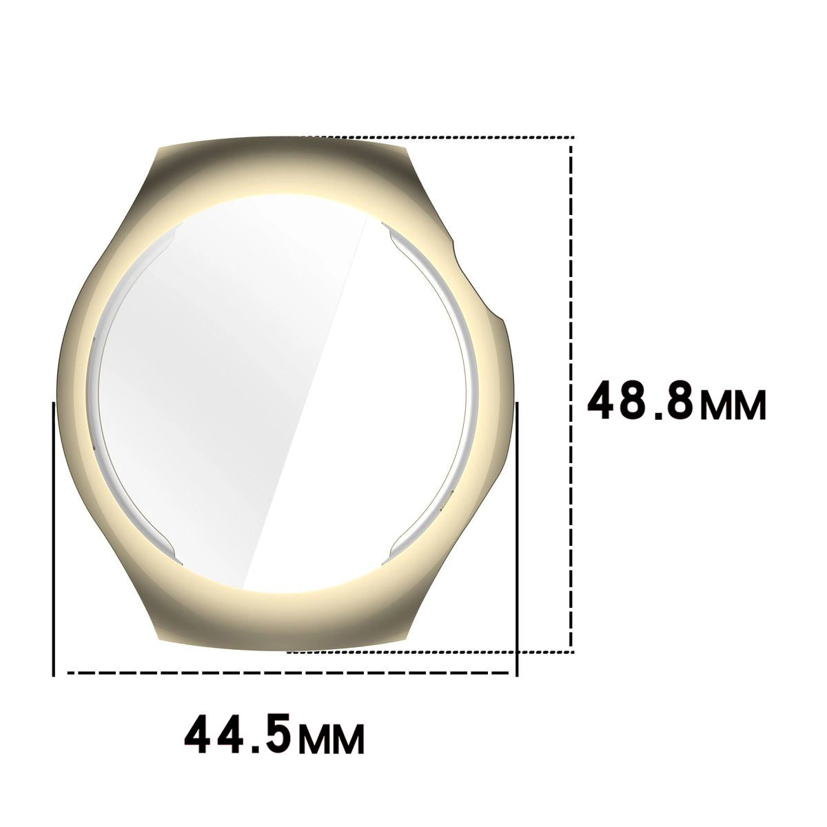Schutzhülle für Huawei Watch 5 42mm, Bizon Case Watch Felipe, Gold