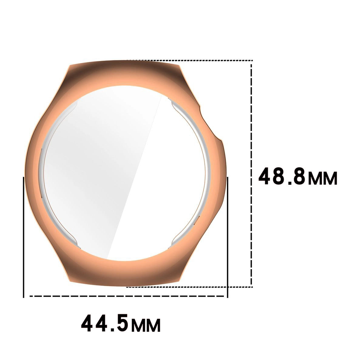 Schutzhülle für Huawei Watch 5 42mm, Bizon Case Watch Felipe, Rosegold