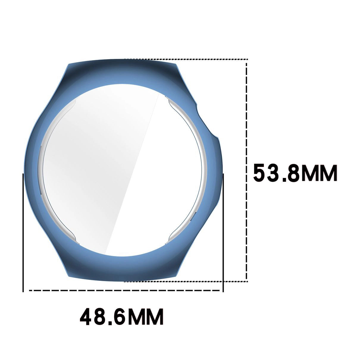 Schutzhülle für Huawei Watch 5 46mm, Bizon Case Watch Felipe, Blau