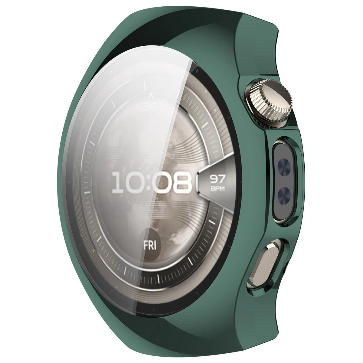 Schutzhülle für Huawei Watch 5 46mm, Bizon Case Watch Felipe, Grün