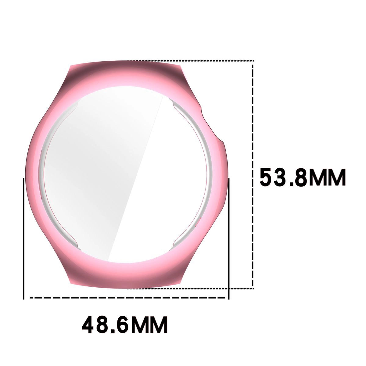 Schutzhülle für Huawei Watch 5 46mm, Bizon Case Watch Felipe, Rosa
