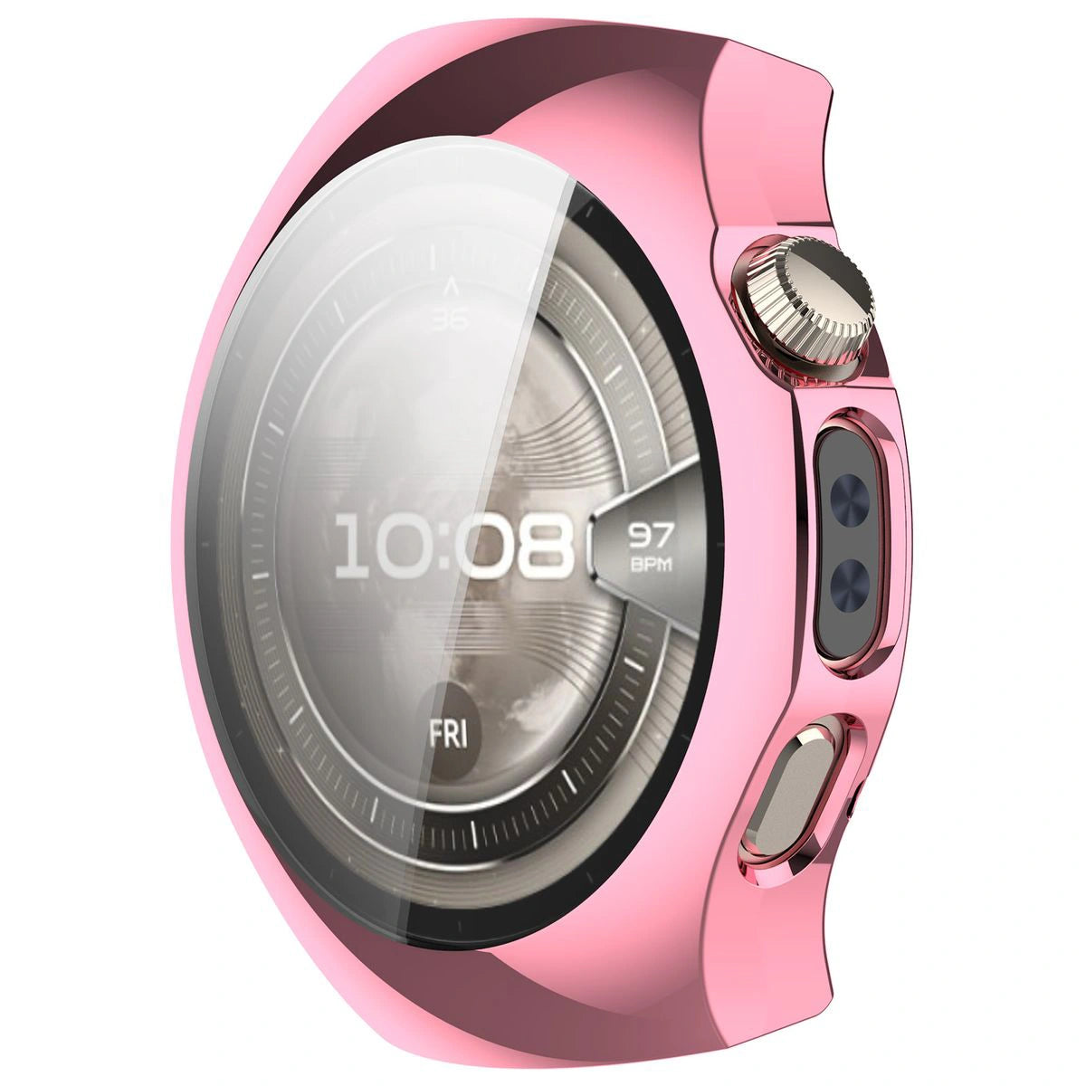 Schutzhülle für Huawei Watch 5 46mm, Bizon Case Watch Felipe, Rosa