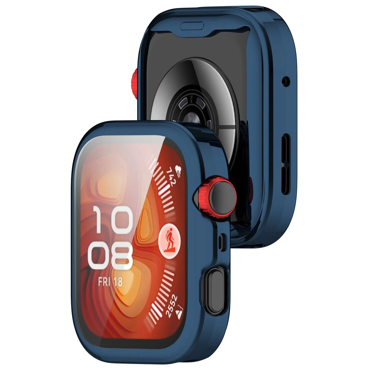 Schutzhülle für Huawei Watch Fit 4, Bizon Case Watch Felipe, Blau