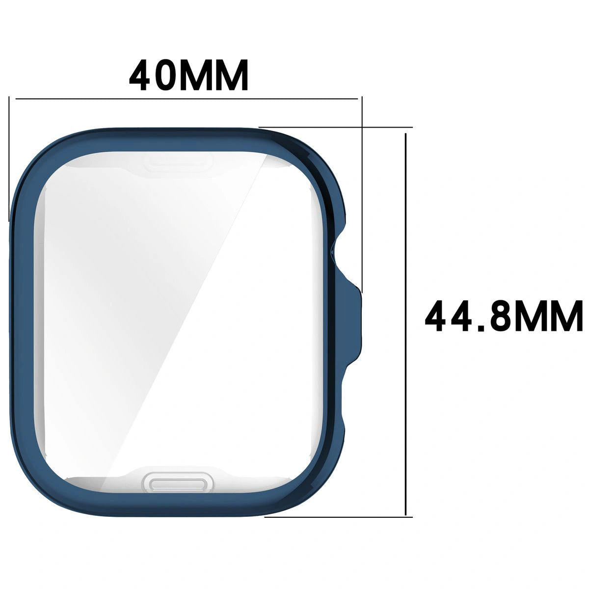 Schutzhülle für Huawei Watch Fit 4, Bizon Case Watch Felipe, Blau