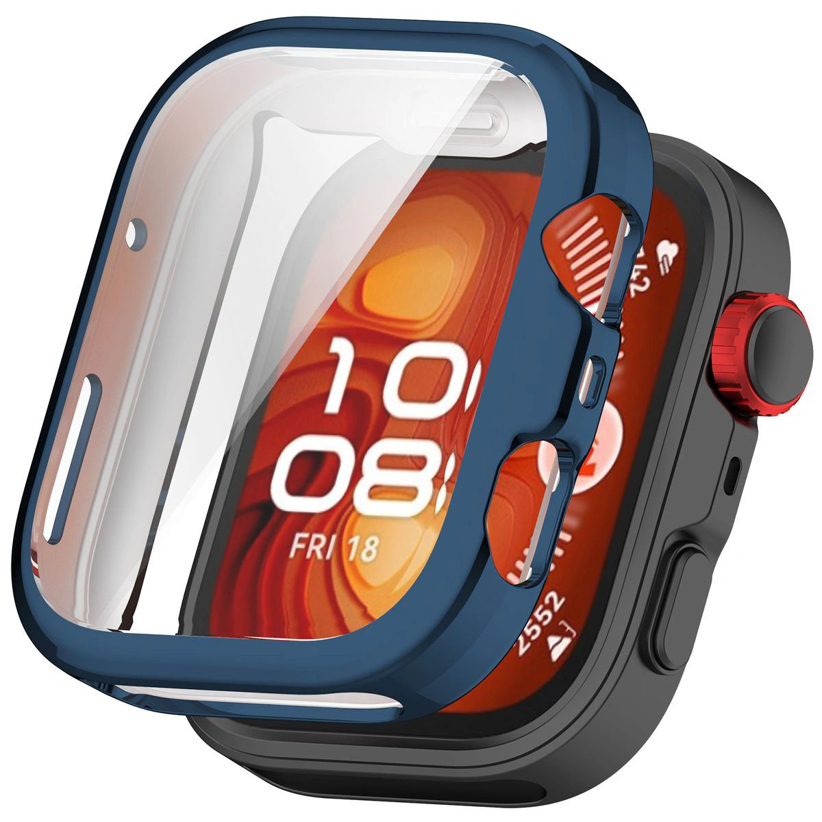 Schutzhülle für Huawei Watch Fit 4, Bizon Case Watch Felipe, Blau