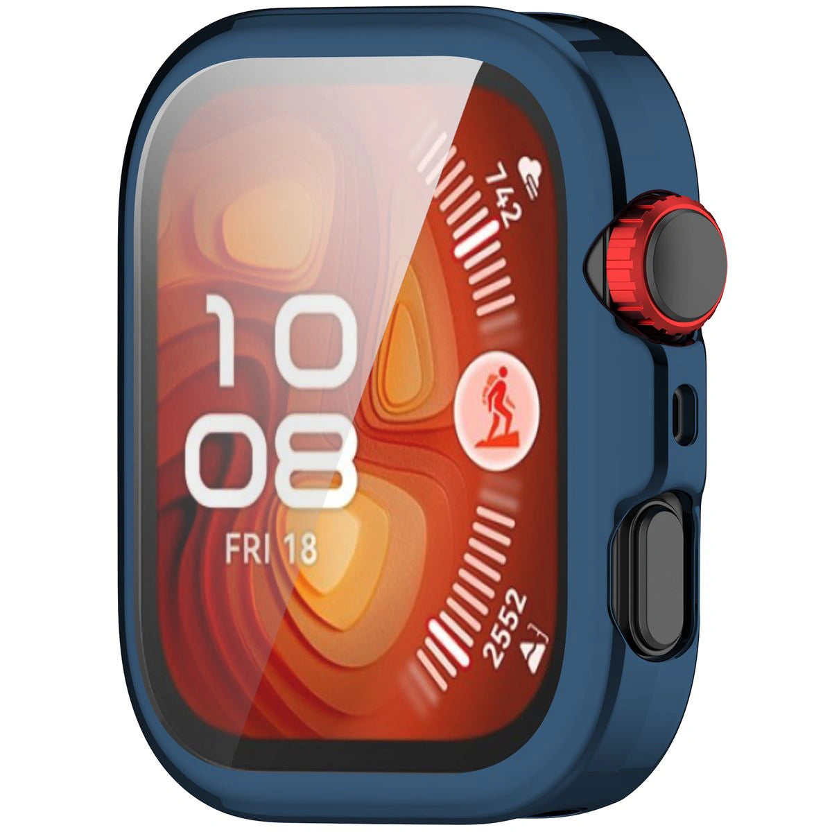 Schutzhülle für Huawei Watch Fit 4, Bizon Case Watch Felipe, Blau
