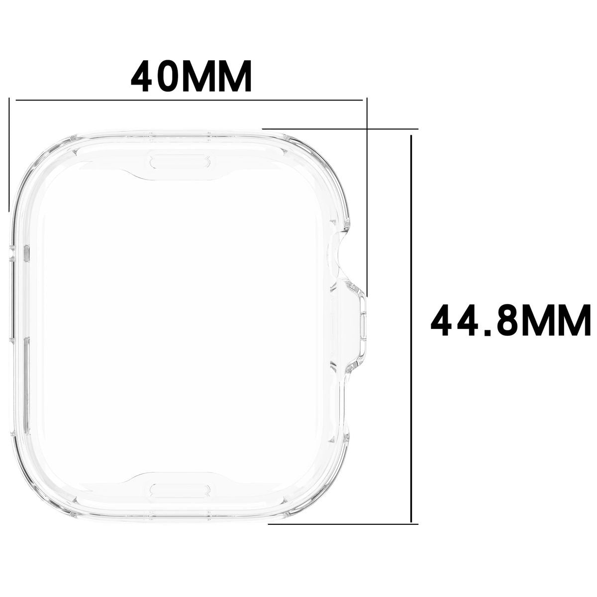 Schutzhülle für Huawei Watch Fit 4, Bizon Case Watch Felipe, Transparent