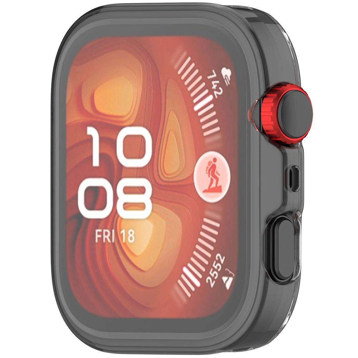 Schutzhülle für Huawei Watch Fit 4, Bizon Case Watch Felipe, Transparent