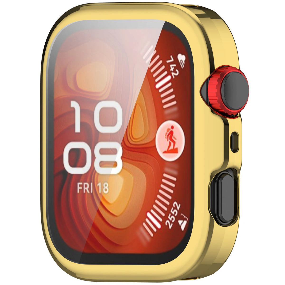 Schutzhülle für Huawei Watch Fit 4, Bizon Case Watch Felipe, Gold