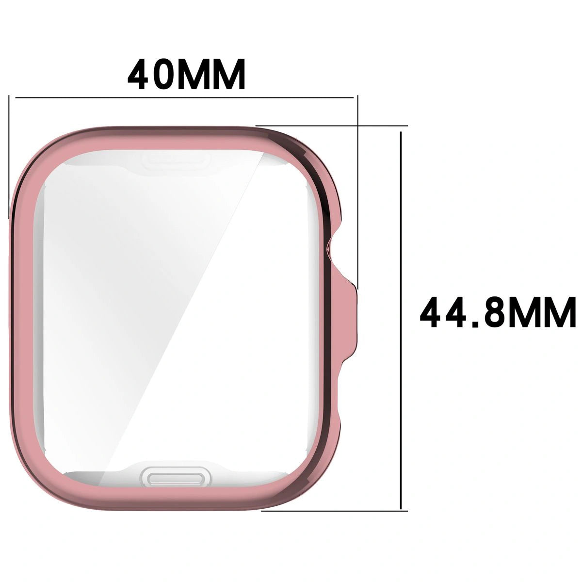 Schutzhülle für Huawei Watch Fit 4, Bizon Case Watch Felipe, Rosa