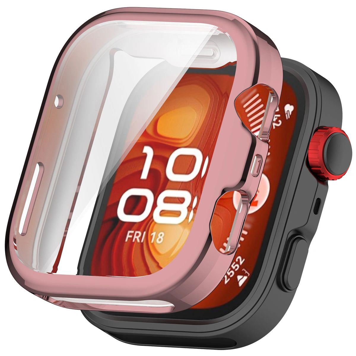 Schutzhülle für Huawei Watch Fit 4, Bizon Case Watch Felipe, Rosa