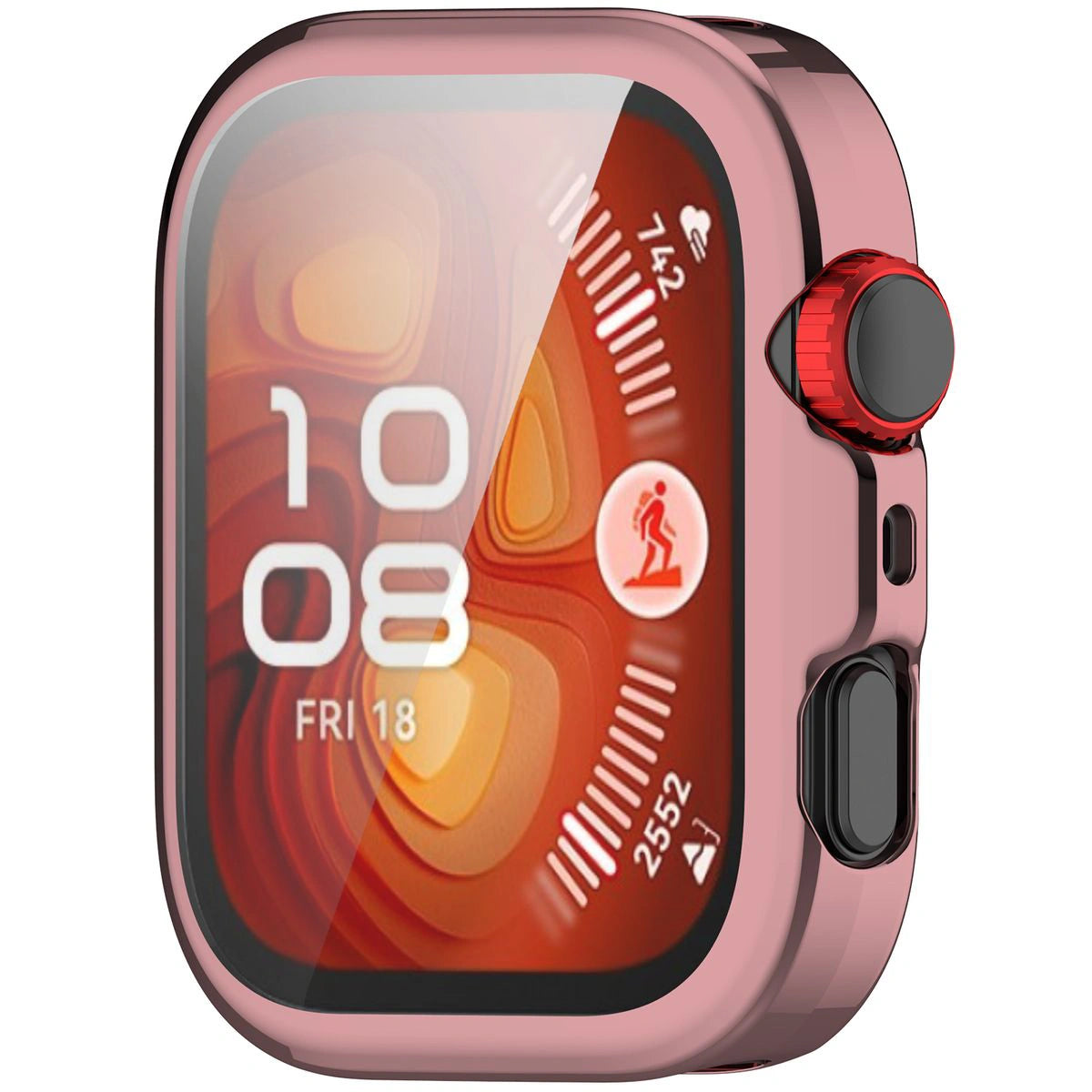 Schutzhülle für Huawei Watch Fit 4, Bizon Case Watch Felipe, Rosa