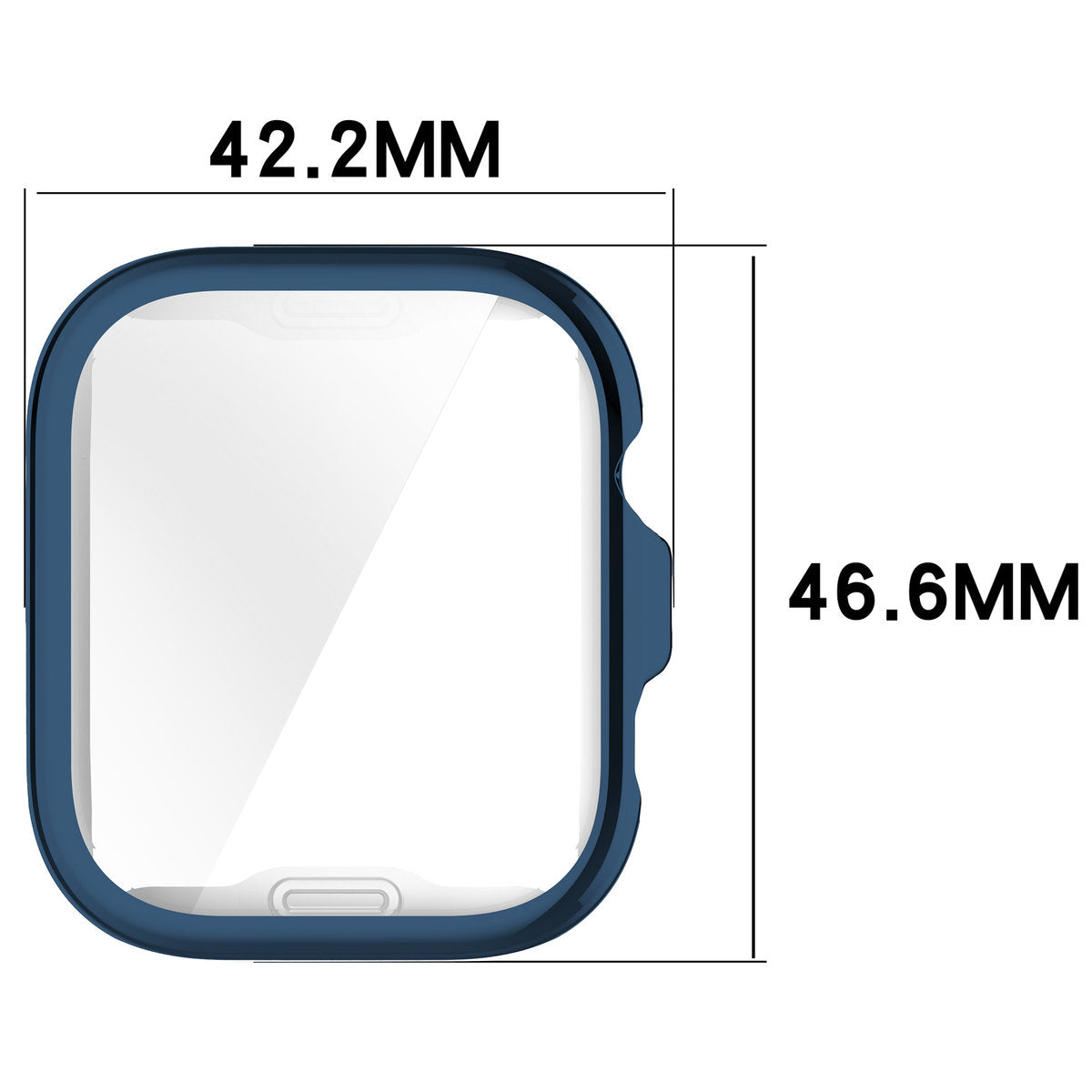 Schutzhülle für Huawei Watch Fit 4 Pro, Bizon Case Watch Felipe, Blau