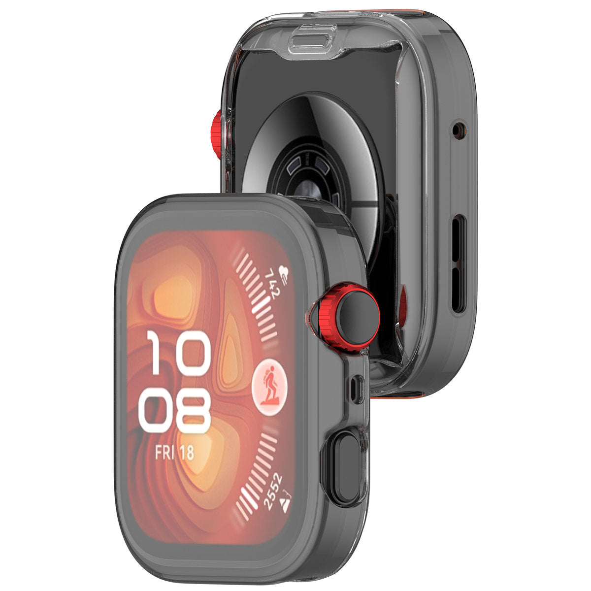 Schutzhülle für Huawei Watch Fit 4 Pro, Bizon Case Watch Felipe, Transparent