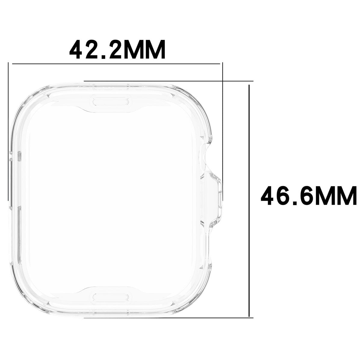 Schutzhülle für Huawei Watch Fit 4 Pro, Bizon Case Watch Felipe, Transparent