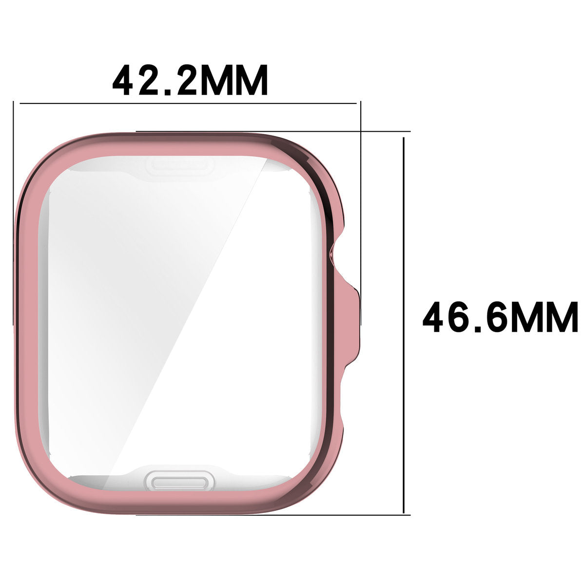 Schutzhülle für Huawei Watch Fit 4 Pro, Bizon Case Watch Felipe, Rosa