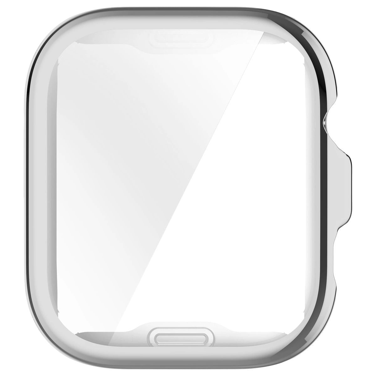 Schutzhülle für Huawei Watch Fit 4, Bizon Case Watch Felipe, Silbern