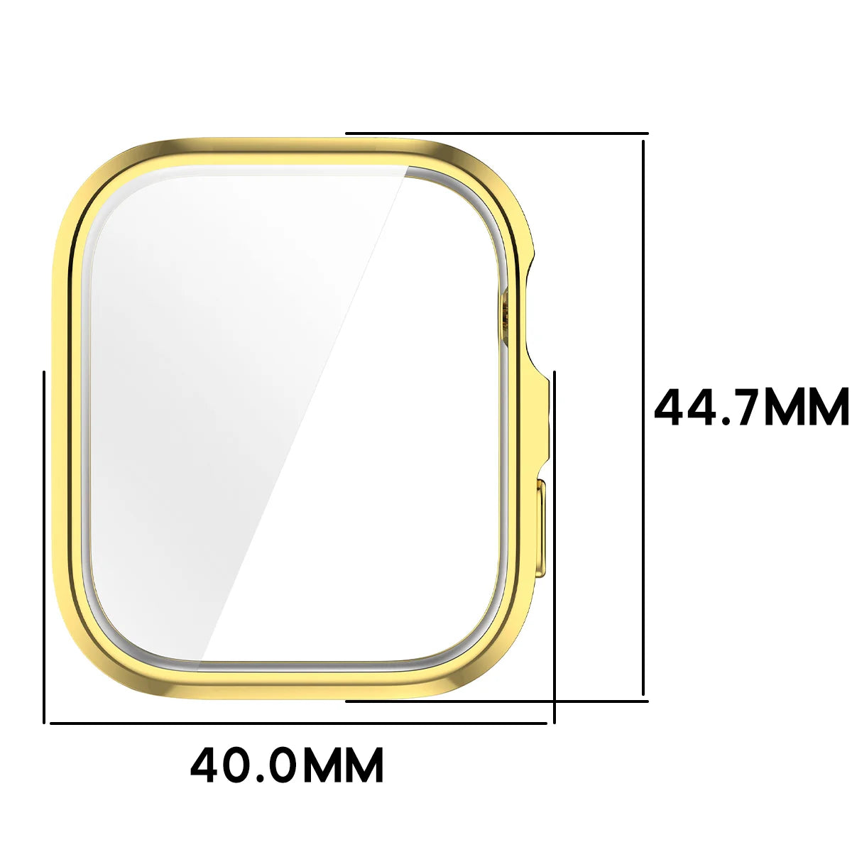 Schutzhülle für Huawei Watch Fit 5, Bizon Case Watch Felipe, Golden