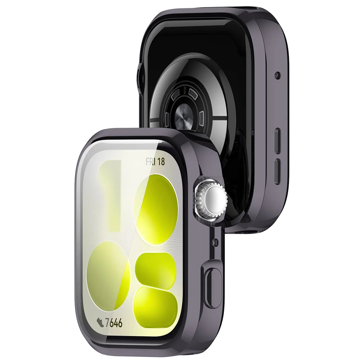 Schutzhülle für Huawei Watch Fit 5, Bizon Case Watch Felipe, Grau