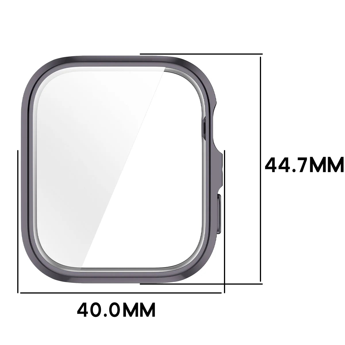 Schutzhülle für Huawei Watch Fit 5, Bizon Case Watch Felipe, Grau