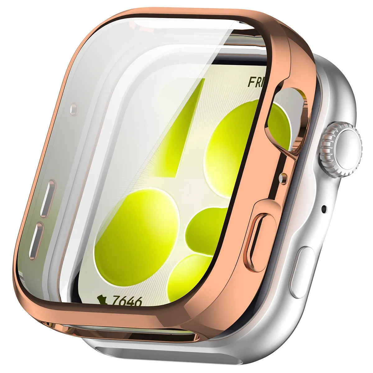 Schutzhülle für Huawei Watch Fit 5, Bizon Case Watch Felipe, Rosegold