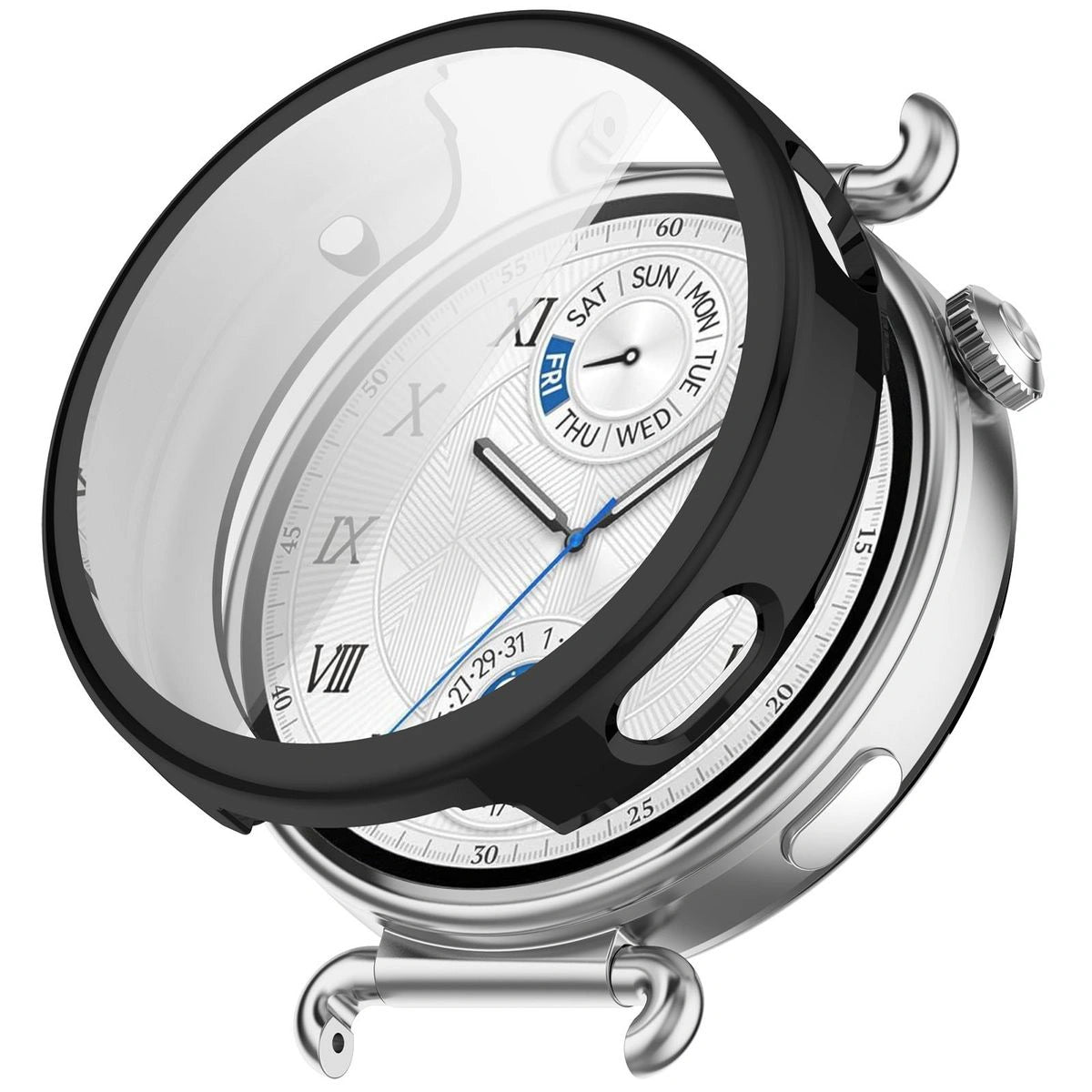 Schutzhülle für Huawei Watch GT6 41 mm, Bizon Case Watch Felipe, Schwarz