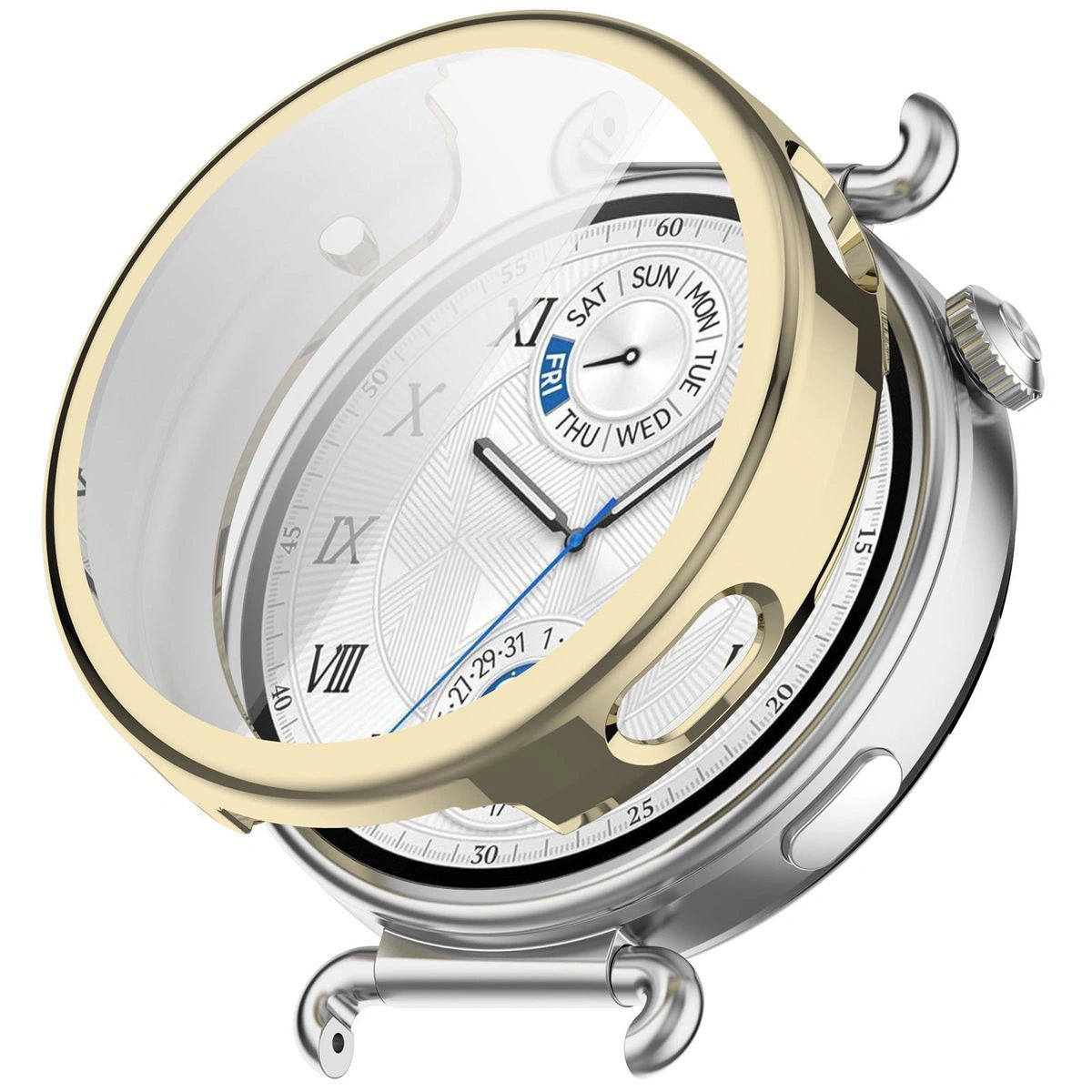 Schutzhülle für Huawei Watch GT6 41 mm, Bizon Case Watch Felipe, Golden