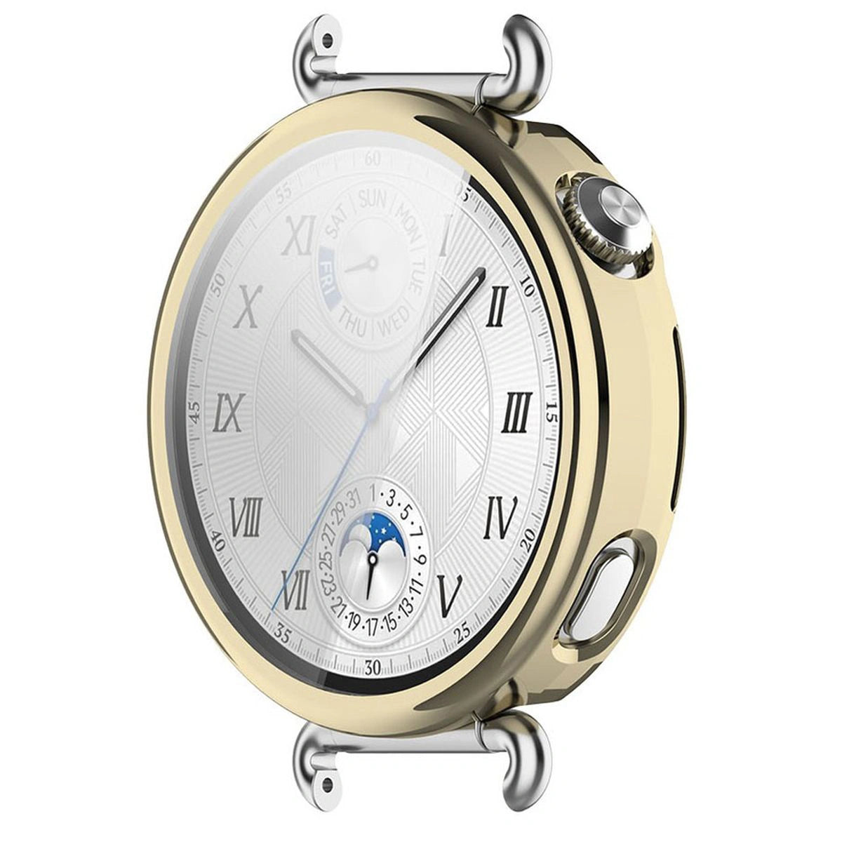 Schutzhülle für Huawei Watch GT6 41 mm, Bizon Case Watch Felipe, Golden