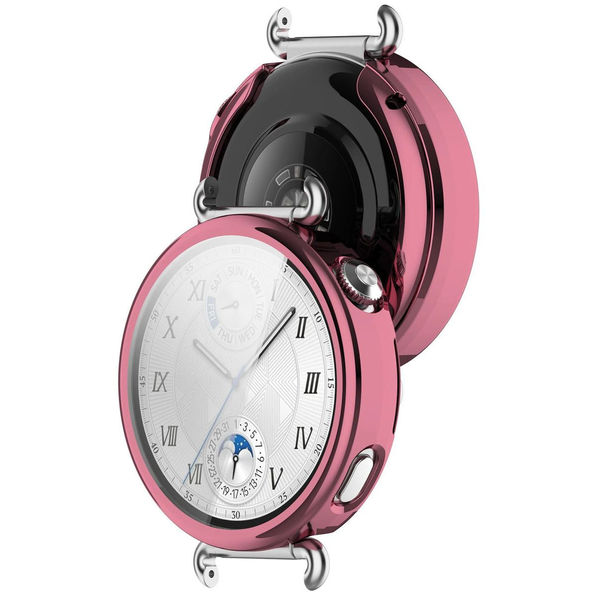 Schutzhülle für Huawei Watch GT6 41 mm, Bizon Case Watch Felipe, Rosa