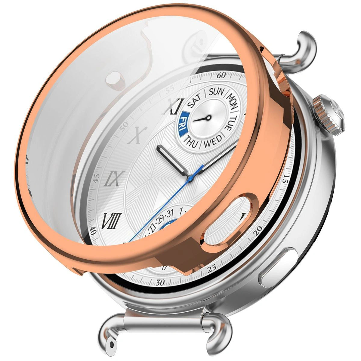 Schutzhülle für Huawei Watch GT6 41 mm, Bizon Case Watch Felipe, Roségold