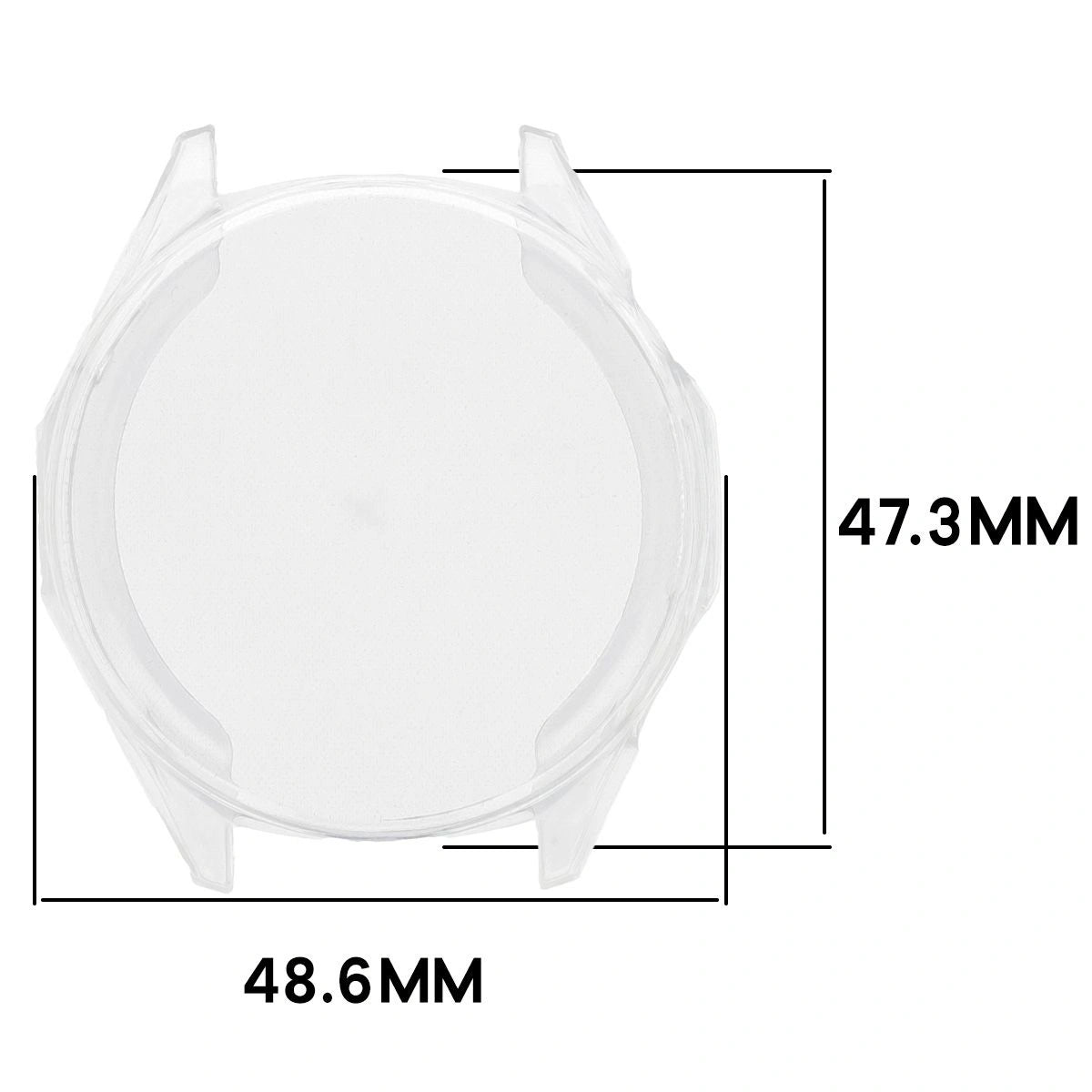 Schutzhülle für Huawei Watch GT6 46 mm, Bizon Case Watch Felipe, Transparent