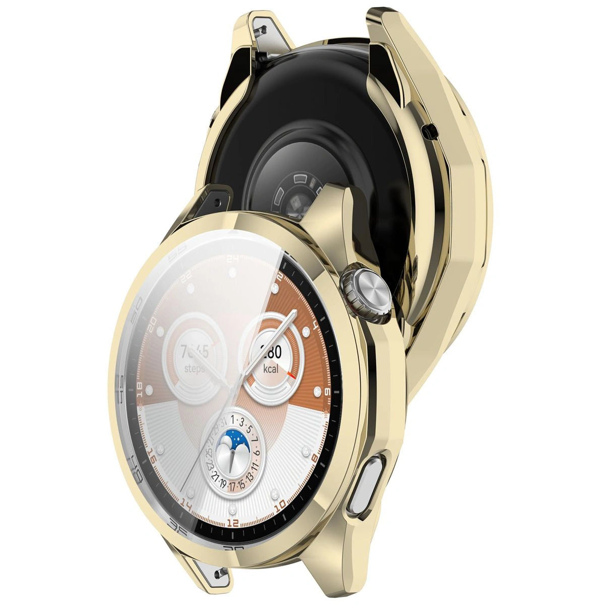 Schutzhülle für Huawei Watch GT6 46 mm, Bizon Case Watch Felipe, Golden