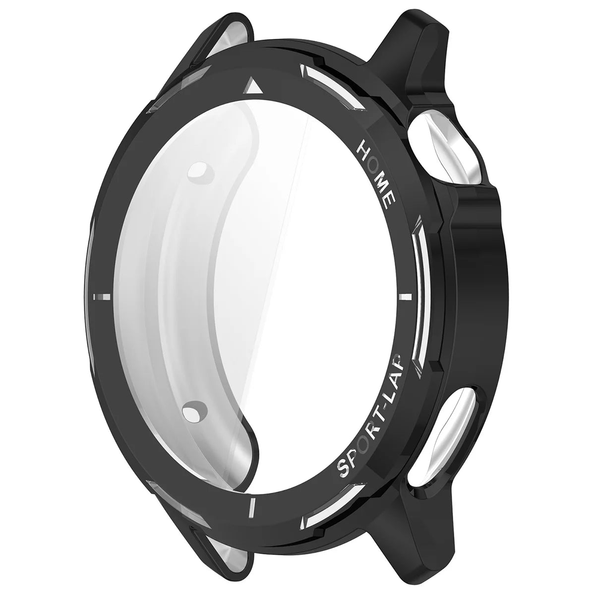Schutzhülle für Huawei Watch GT Runner 2, Bizon Case Watch Felipe, Schwarz