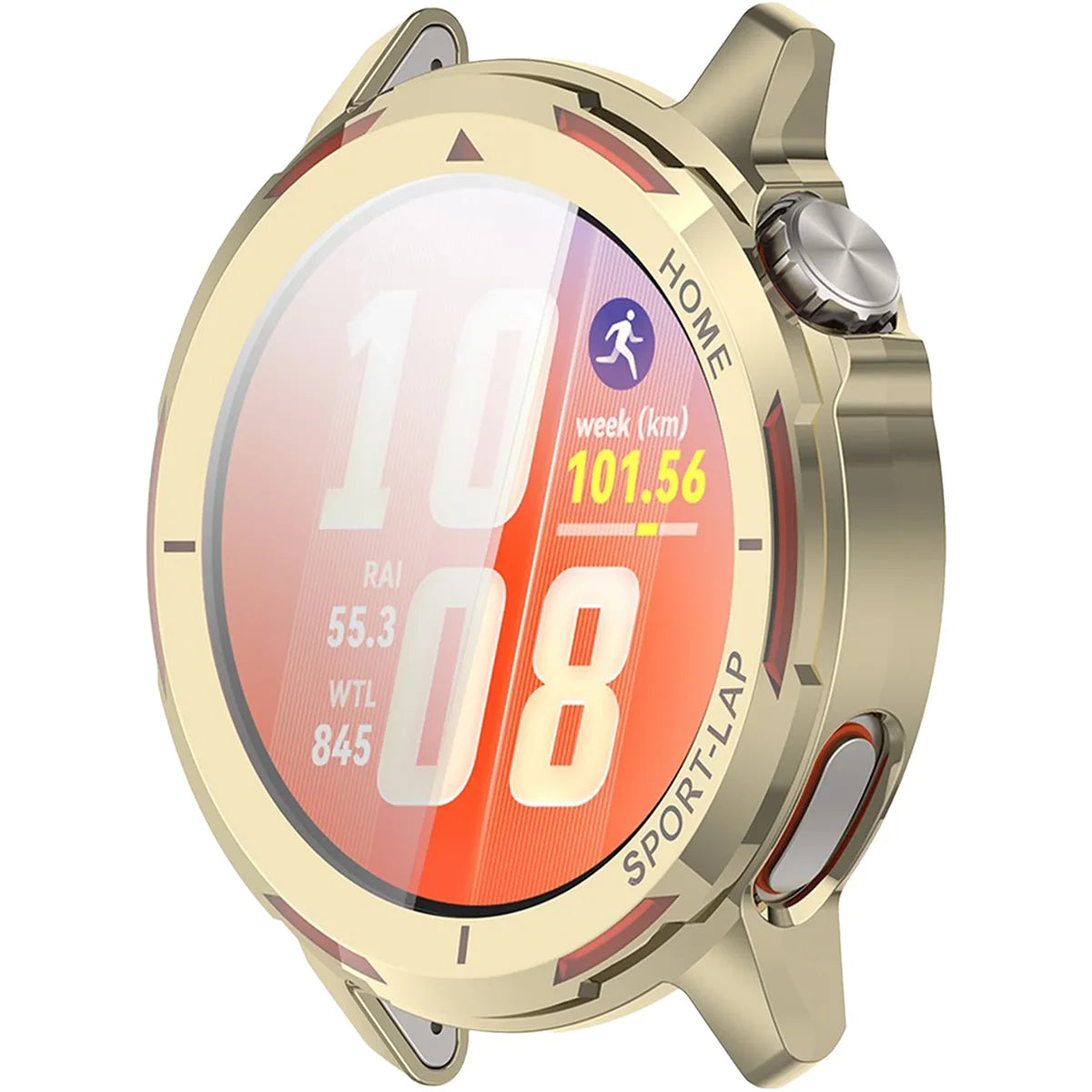 Schutzhülle für Huawei Watch GT Runner 2, Bizon Case Watch Felipe, Golden