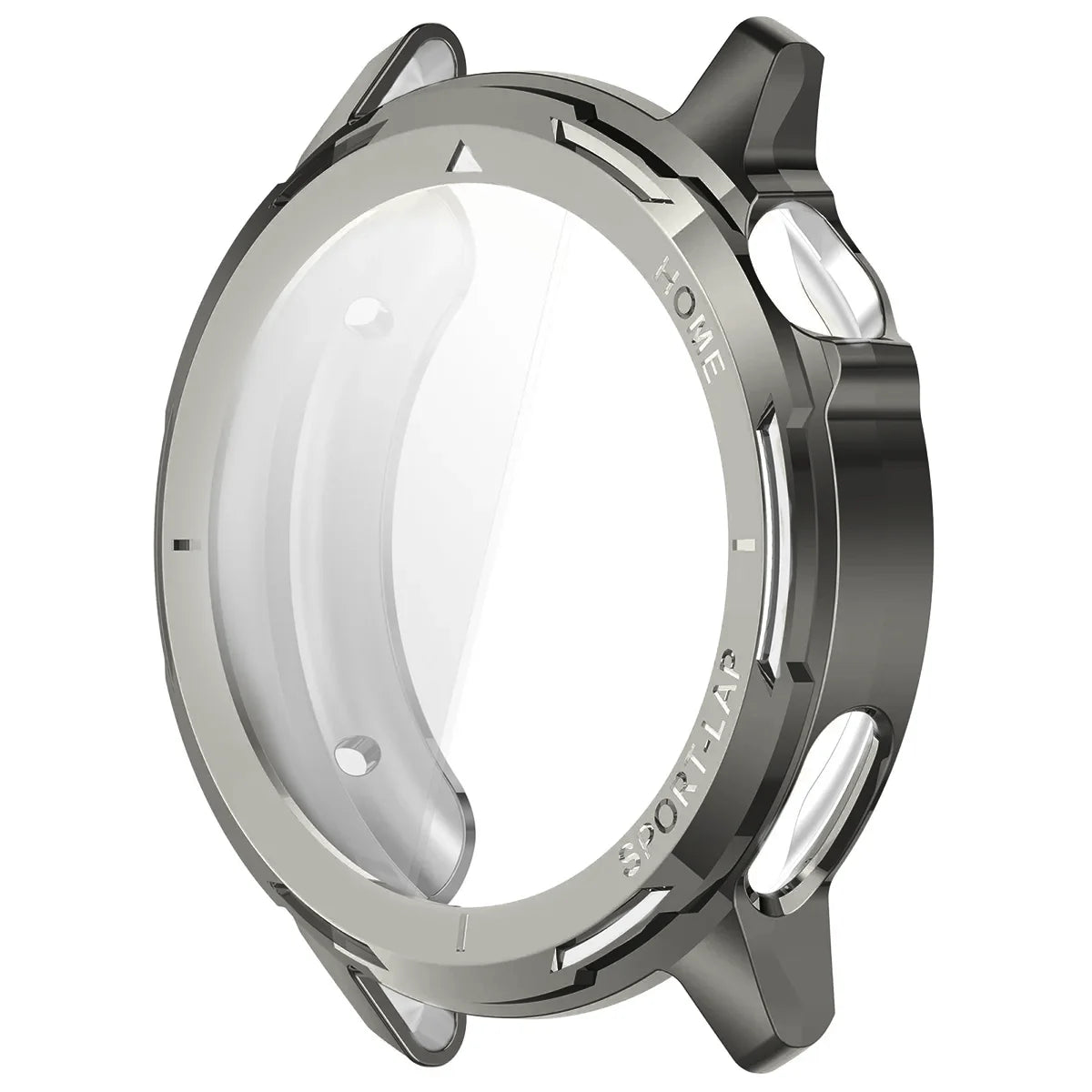 Schutzhülle für Huawei Watch GT Runner 2, Bizon Case Watch Felipe, Silbern