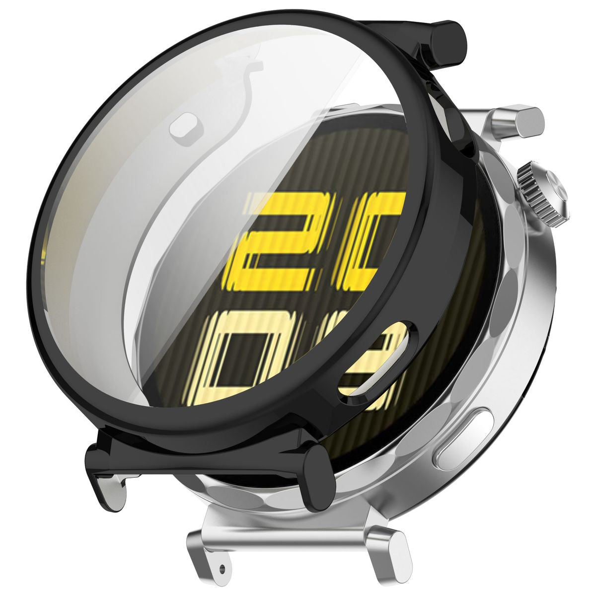 Schutzhülle für Huawei Watch GT 5 41 mm, Bizon Case Watch Felipe, Schwarz