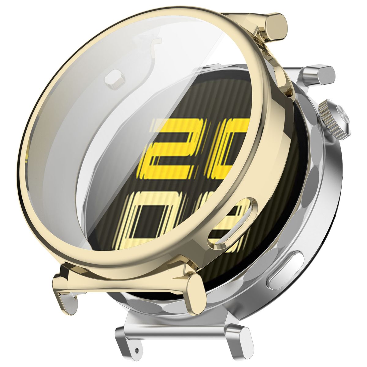 Schutzhülle für Huawei Watch GT 5 41 mm, Bizon Case Watch Felipe, Golden