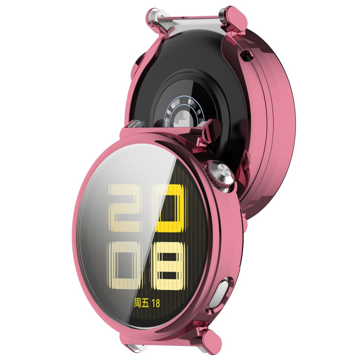 Schutzhülle für Huawei Watch GT 5 41 mm, Bizon Case Watch Felipe, Rosa