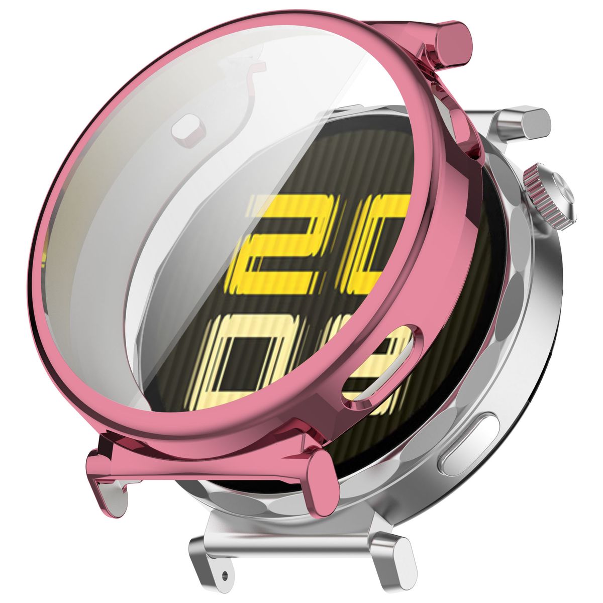 Schutzhülle für Huawei Watch GT 5 41 mm, Bizon Case Watch Felipe, Rosa